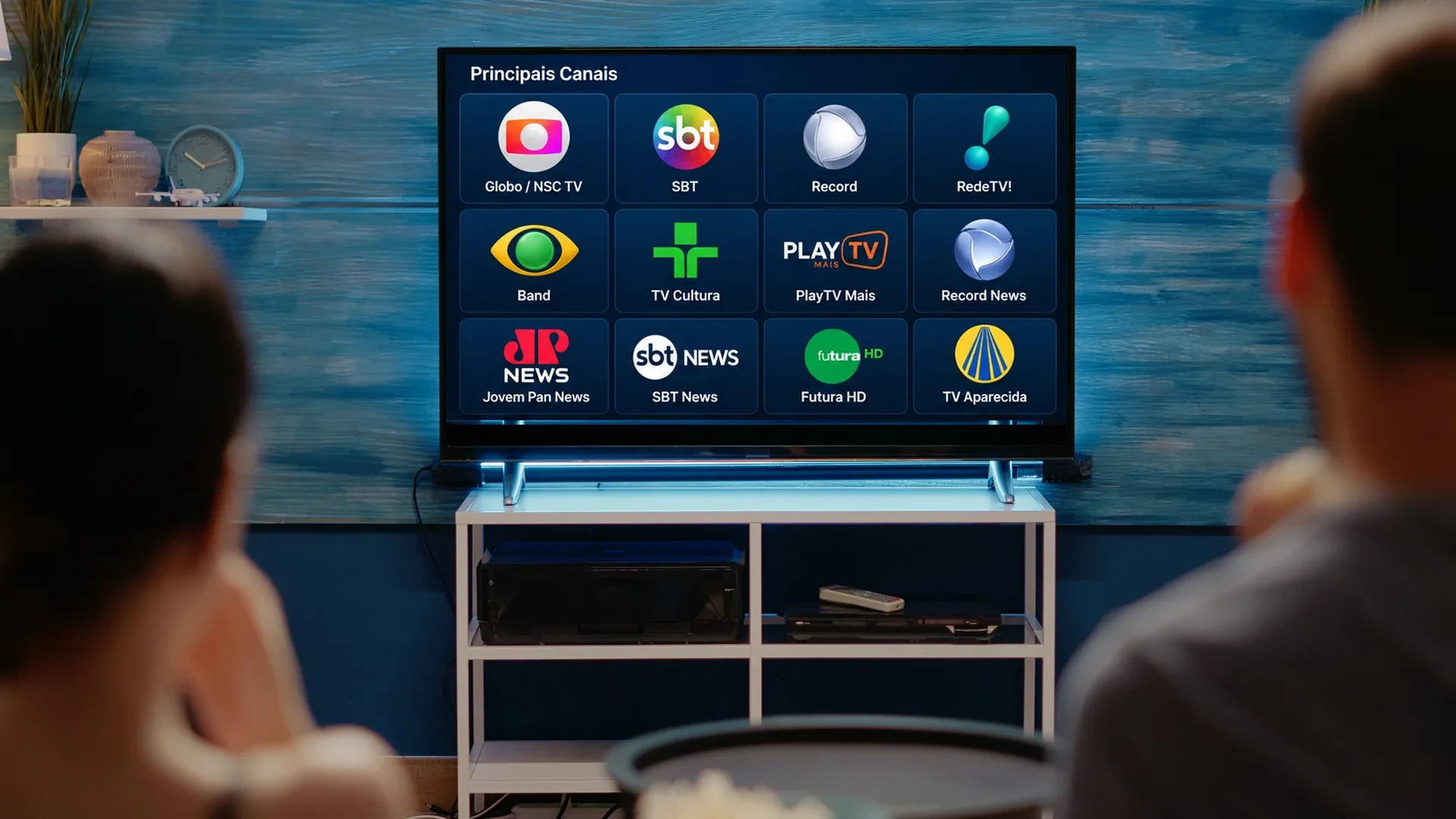 Mais de 60 canais de TV inclusos sem custo extra